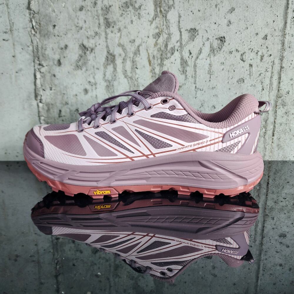 MSRP $170 HOKA Mafate Speed 2 Men's Size 11.5 Plum Pink Trail Running Shoes